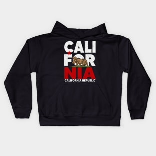 new california republic Kids Hoodie